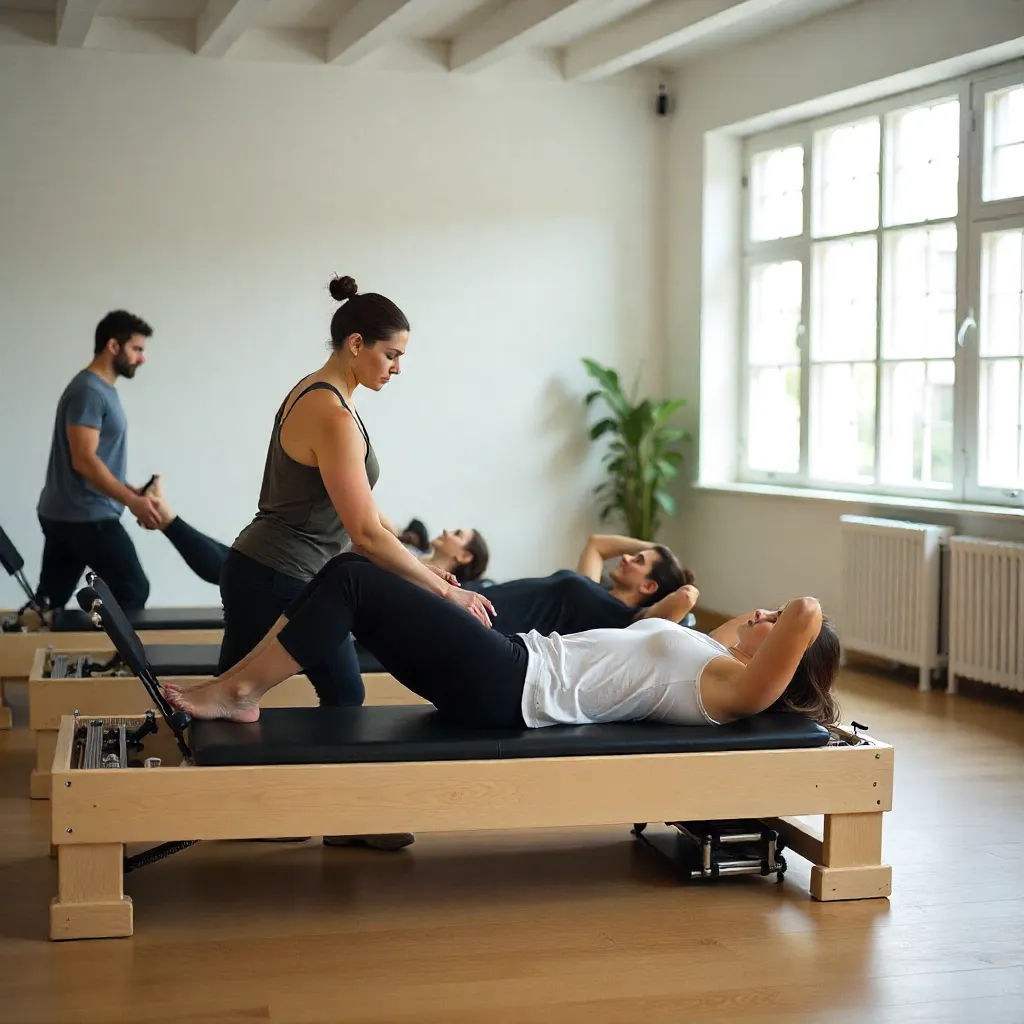 Gentle stretching session